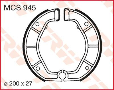 TRW BRAKE SHOES TRW MCS945 MCS945