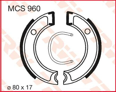 TRW BRAKE SHOES TRW MCS960 MCS960