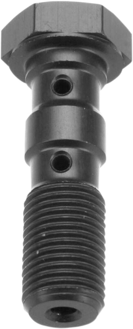 TRW DOUBLE BANJO BOLT, M10X1.00 SUZUKI, ALUMINIUM, BLACK MCH971S