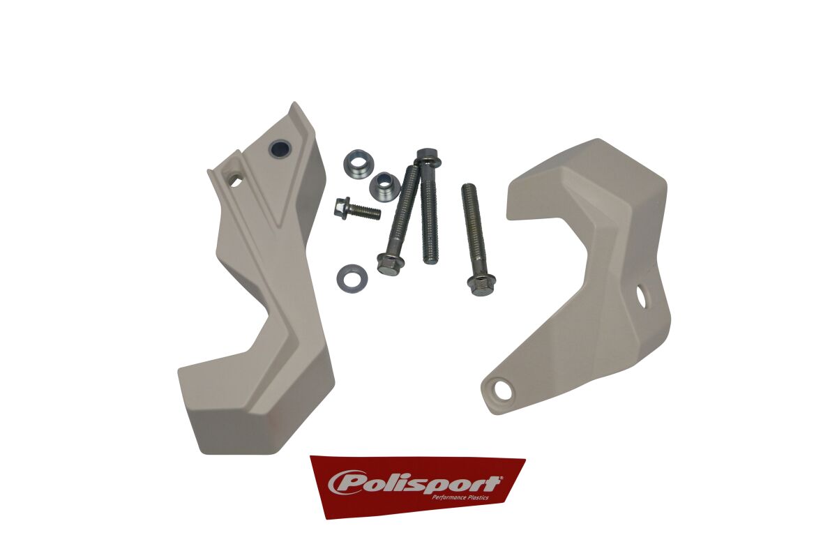 POLISPORT BOTTOM FORK PROTECTOR WHITE 8151700002