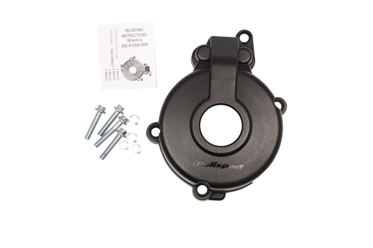 POLISPORT IGNITION COVER FOR SERHCO SEF BLACK 8467400001