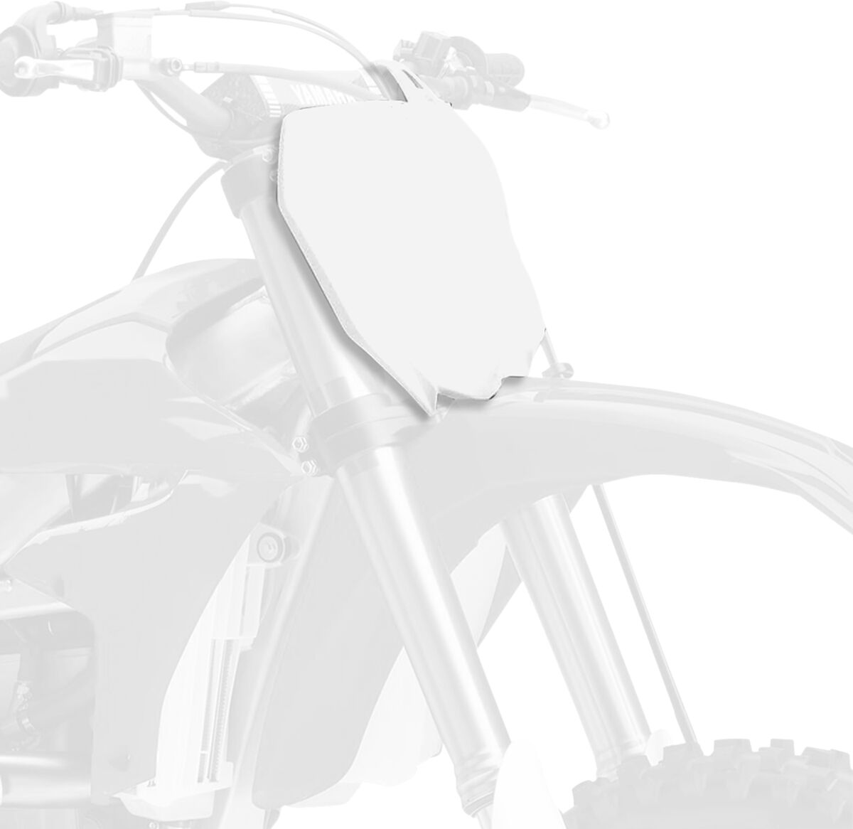 POLISPORT PLATE# YZ 15-21 / YZF 10-17 WH 8678400001