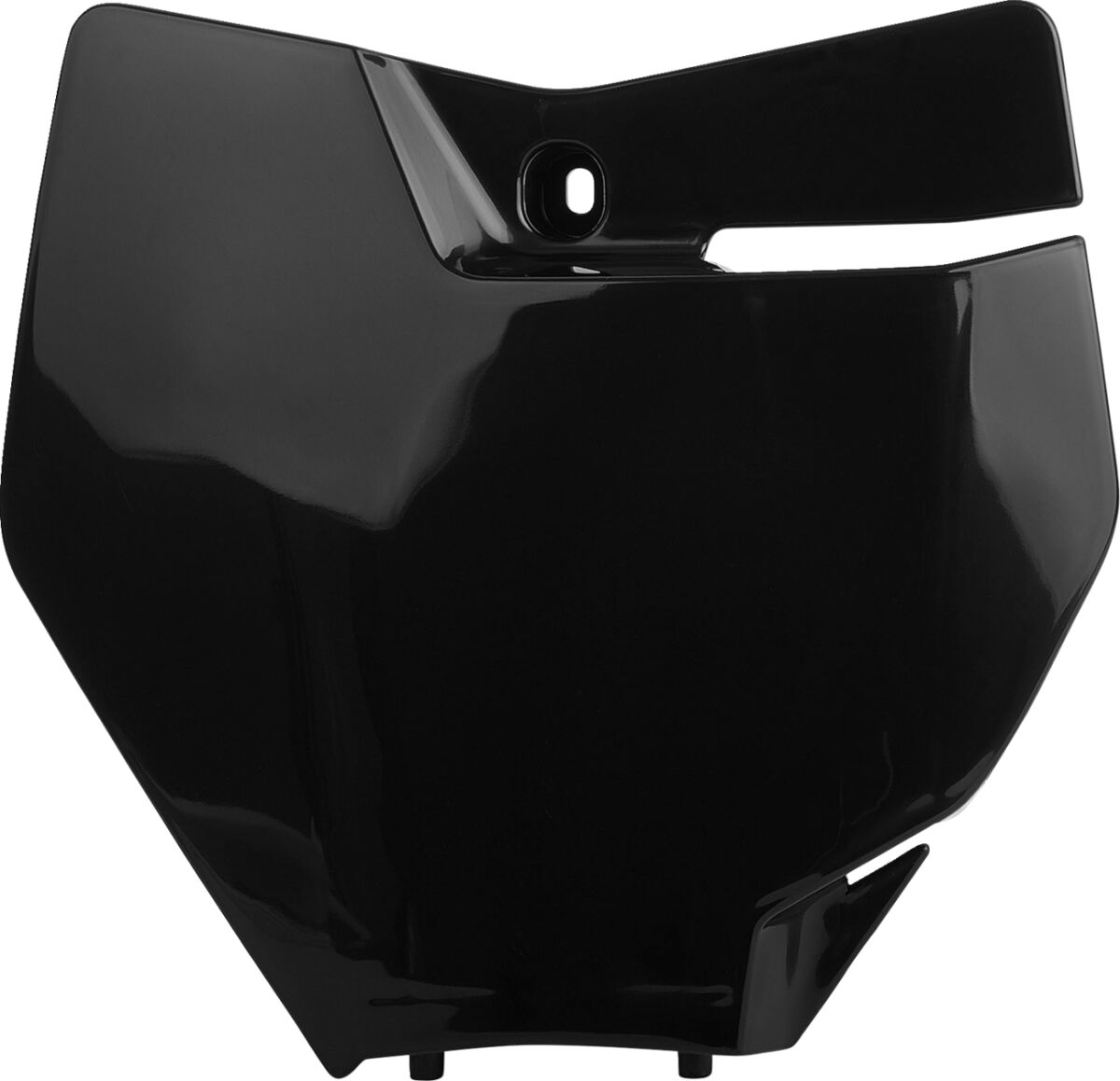 POLISPORT PLATE#FRT SX/SX-F 16-18 BLK 8664900003
