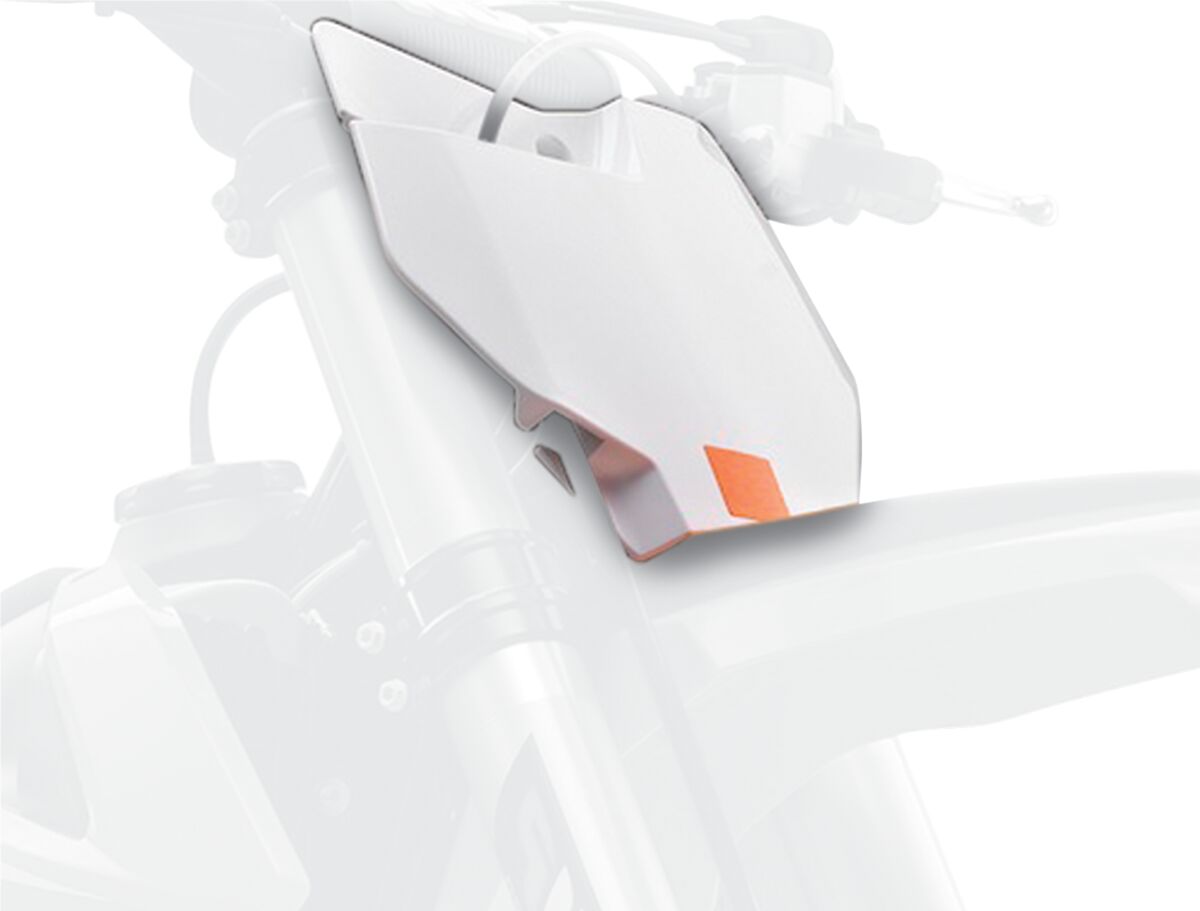 POLISPORT PLATE#FRT KTM 19-22 WH 8666400008
