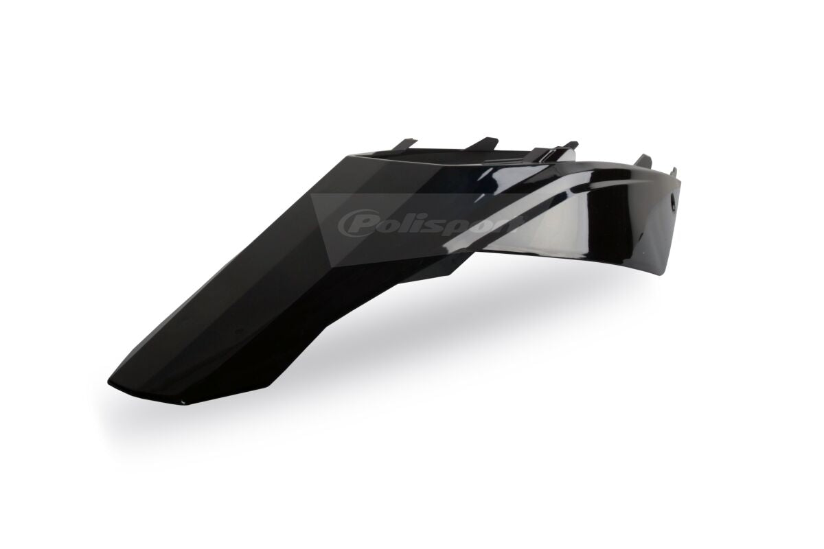 POLISPORT REAR FENDER W/SIDE PANELS BLACK 8550800003