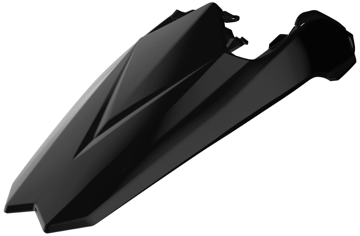 POLISPORT REAR FENDER AND SIDE PANELS BLACK 8556000002