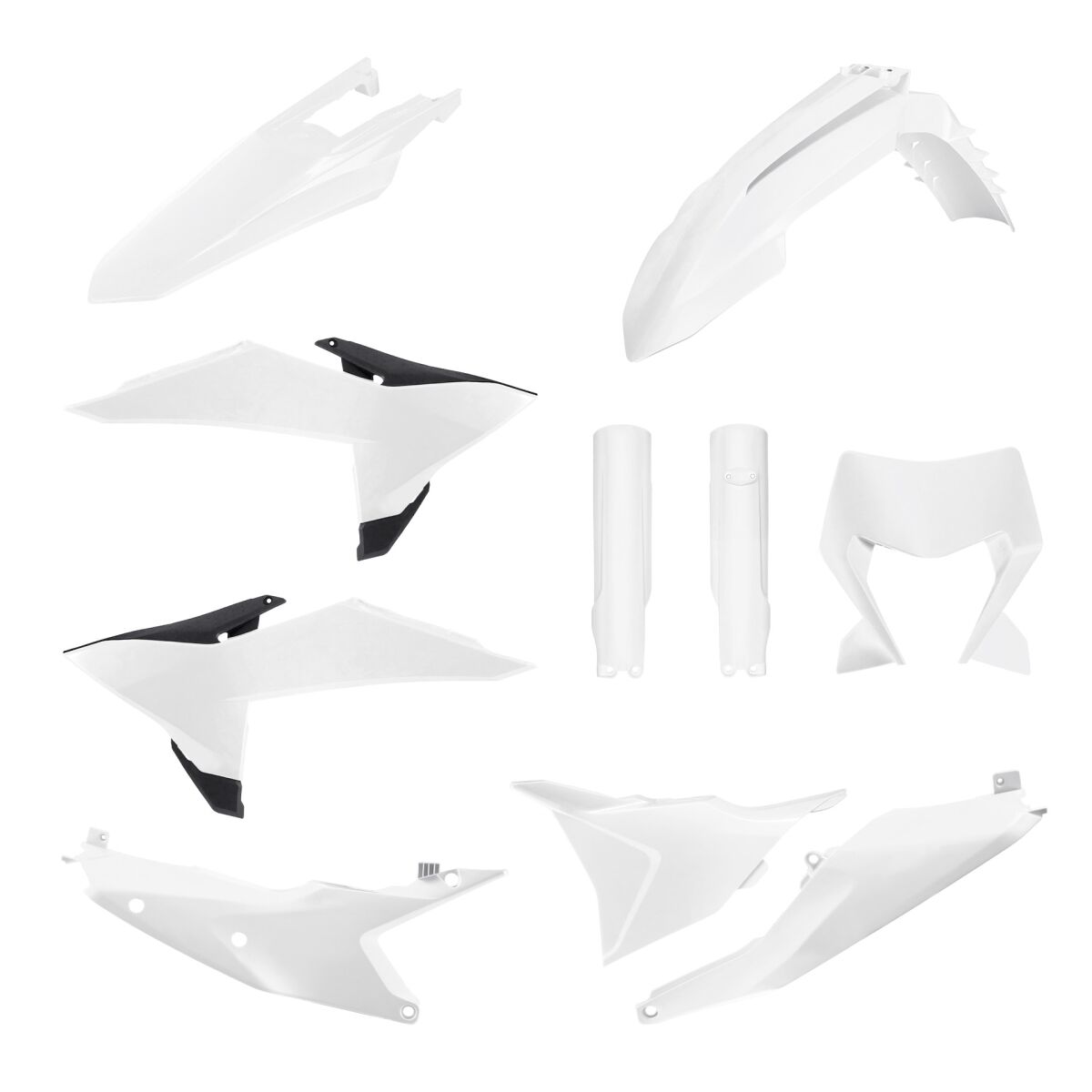 POLISPORT BODY KIT FULL EXC/EXCF 26- WHI 91656