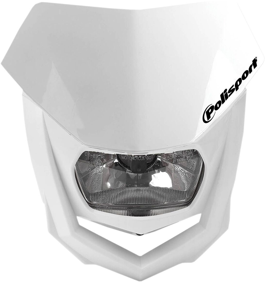 POLISPORT HALO HALOGEN HEADLIGHT APPROVED 12V/35/5W WHITE 8657400036