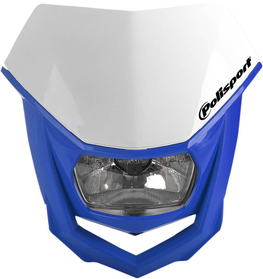 POLISPORT HALO HALOGEN HEADLIGHT APPROVED 12V/35/5W BLUE 8657400039