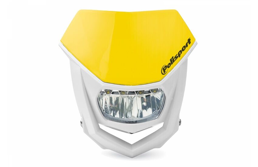 POLISPORT HALO LED HEADLIGHT ECE APPROVED YELLOW/WHITE 8667100003