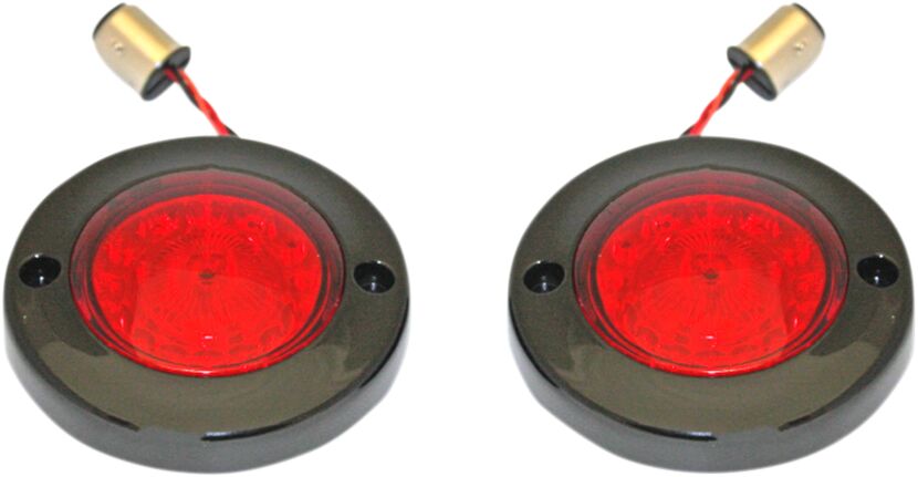 CUSTOM DYNAMICS SIGNAL FLAT 1156 BLK/RED PB-FB-R-1156BR