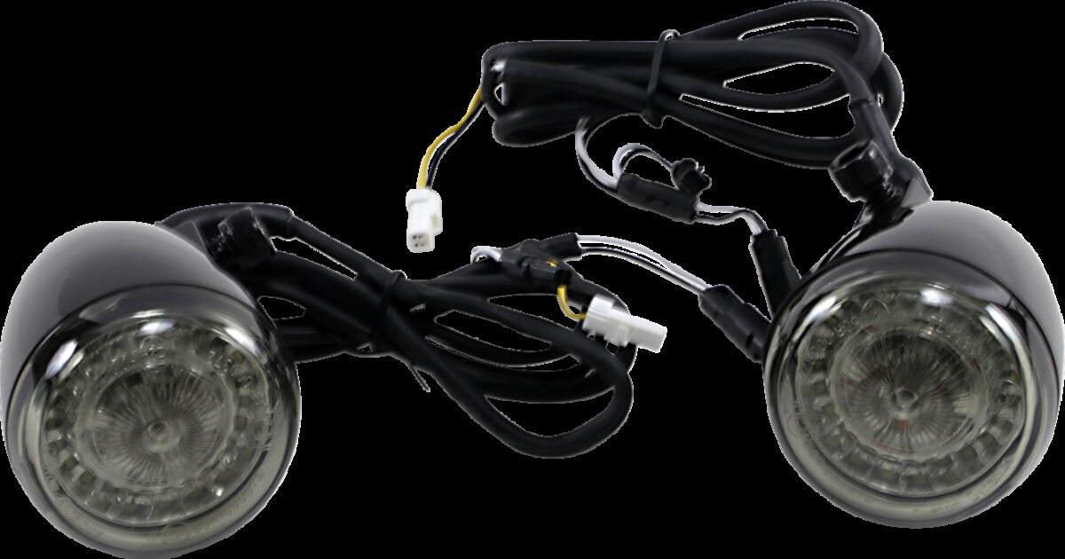 CUSTOM DYNAMICS INDIAN ECE TURN SIGNAL WHITE H PB-IND-ECE-AW-B