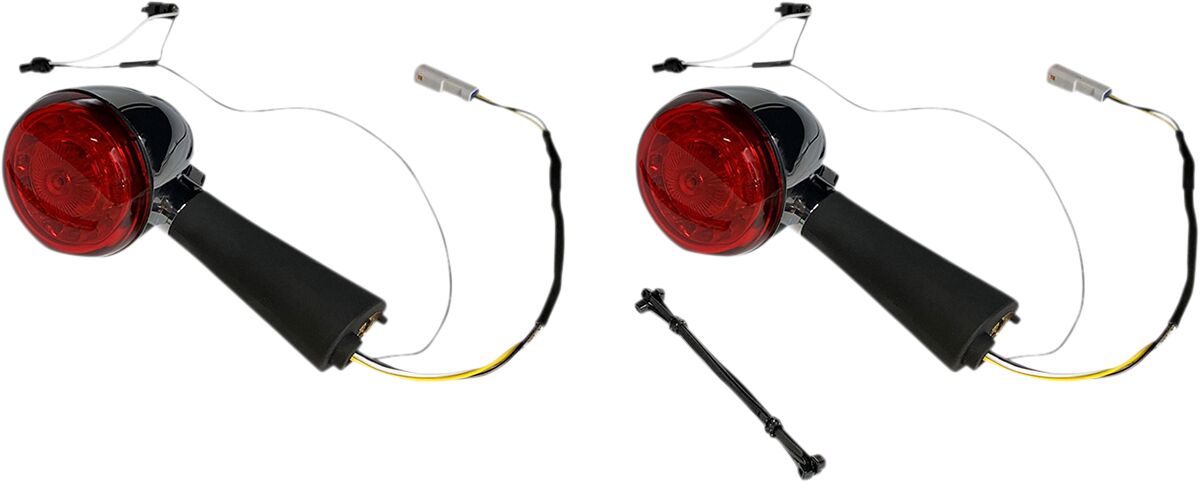 CUSTOM DYNAMICS LED Turn Signal Ringz - Chrome - Scout PB-SCOUT-RR-CR