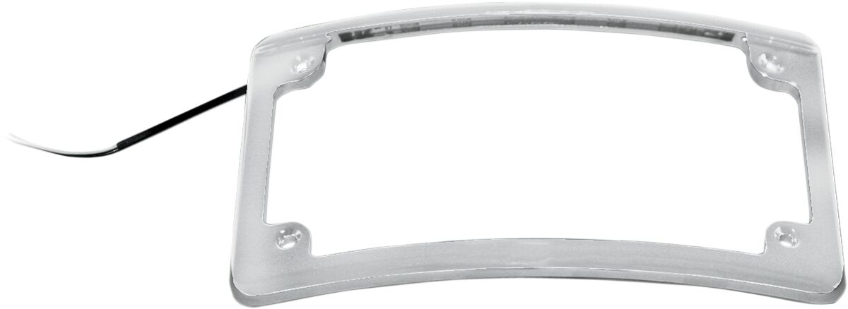 CUSTOM DYNAMICS RADIUS LICENSE PLATE FRAME LED ILLUMINATED LPF-RAD-C-LP