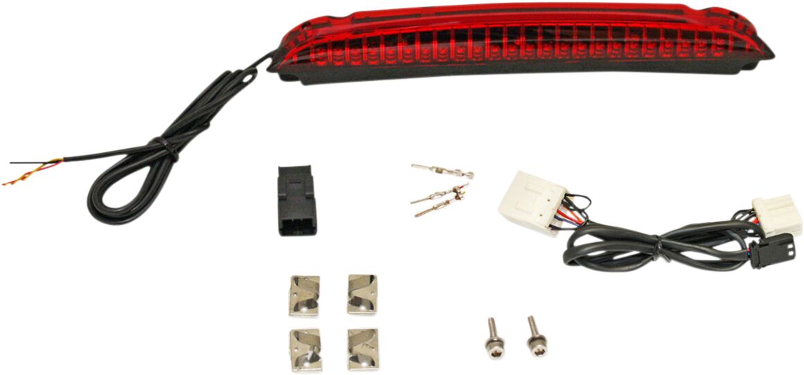 CUSTOM DYNAMICS LIGHT LUGGAGE RACK RED CD-LR-02-R
