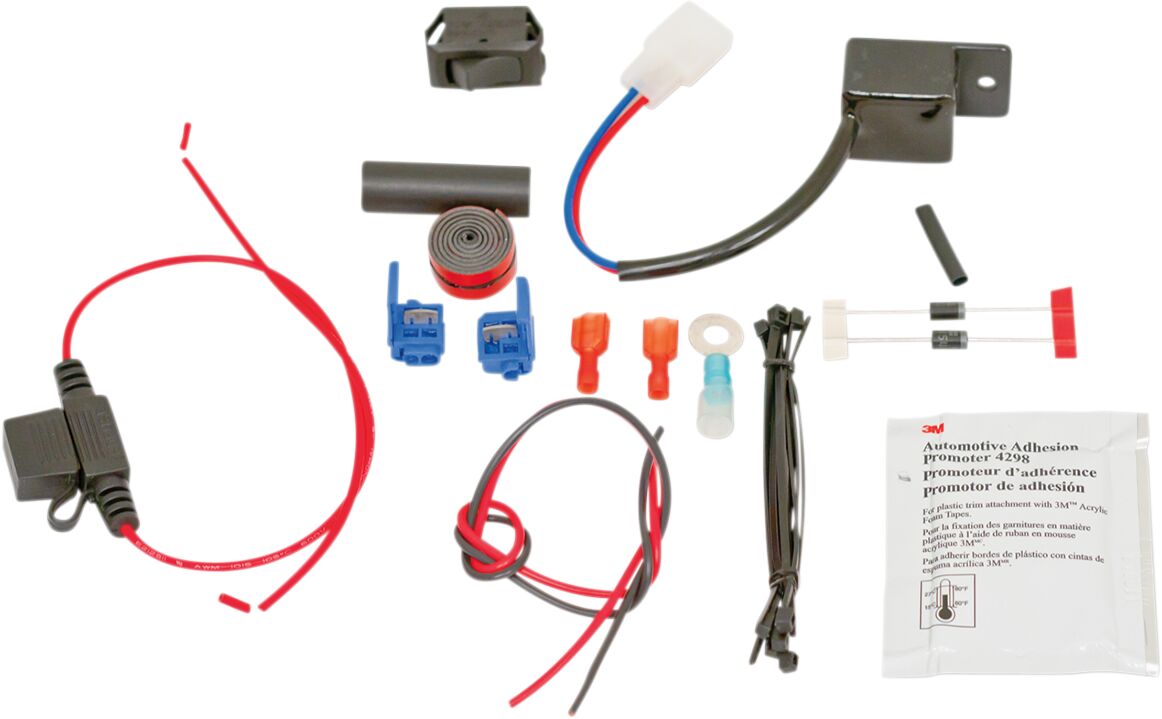 CUSTOM DYNAMICS 4- WAY HAZARD KIT METRIC 4WAYHAZARDKIT