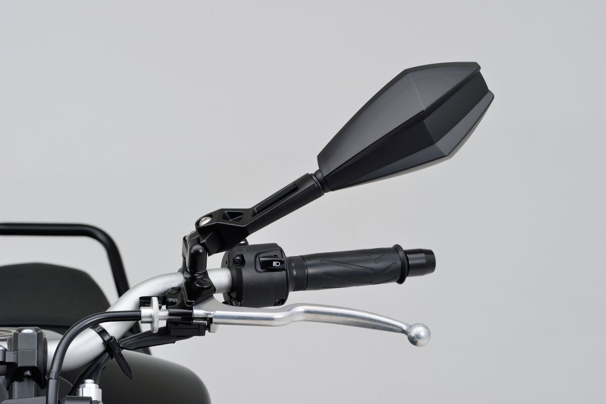 DAYTONA Handlebar D-Mirror 11" Aluminium ABS (Left) 80719