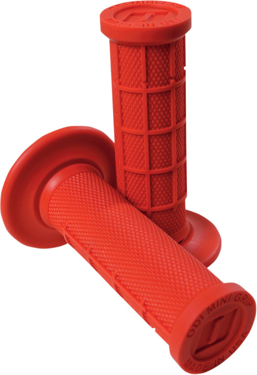ODI GRIPS HALF WAFFLE MINI RED H01MMR