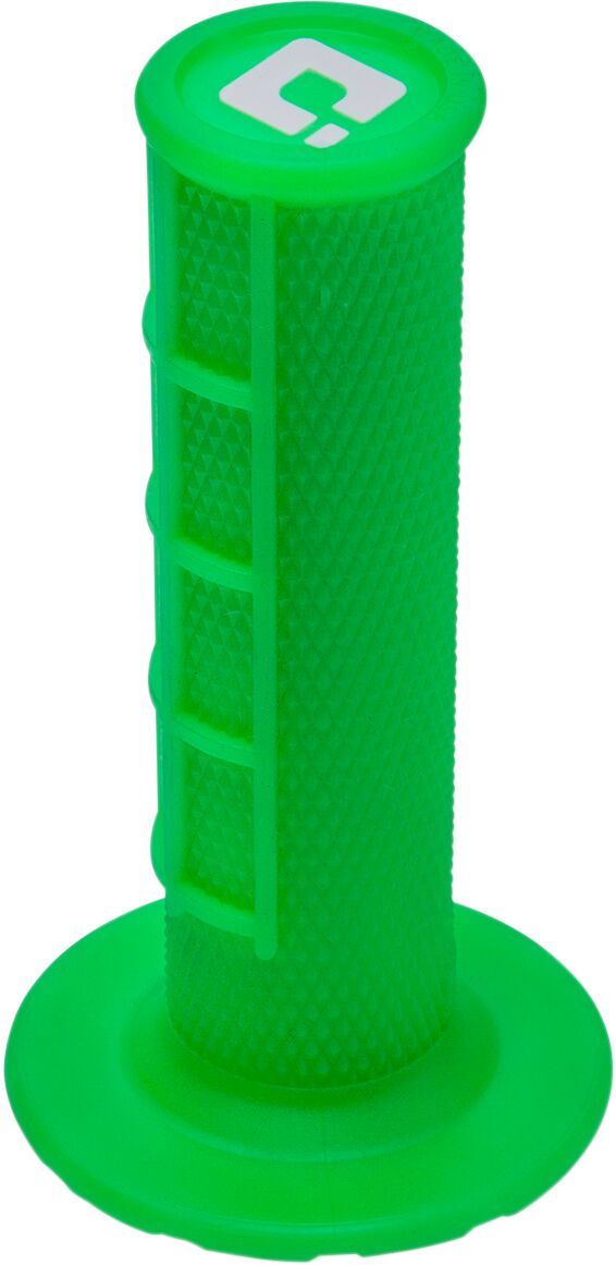 ODI MX V2 LOCK-ON HALF-WAFFLE GRIP FLO GREEN H36HWN