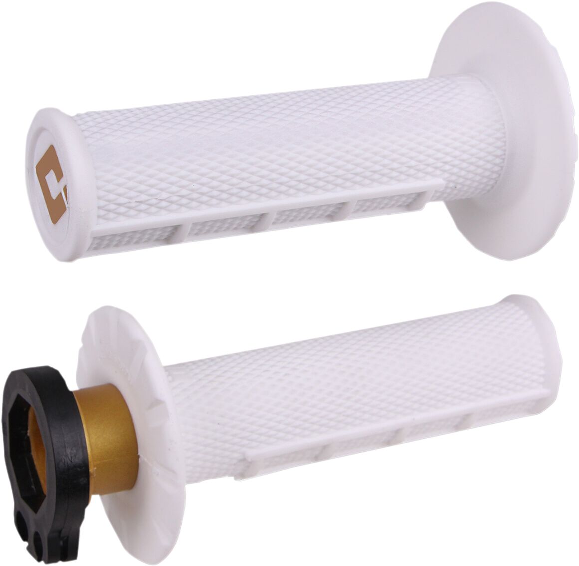 ODI MX V2 LOCK-ON HALF-WAFFLE PRO SOFT GRIP WHITE H36HWW