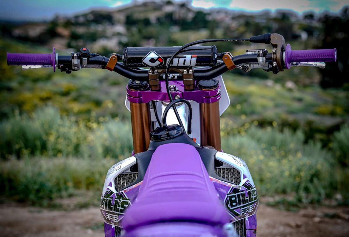 ODI GRIP 1/2 WAFFLE MX PURPLE H36HWPR