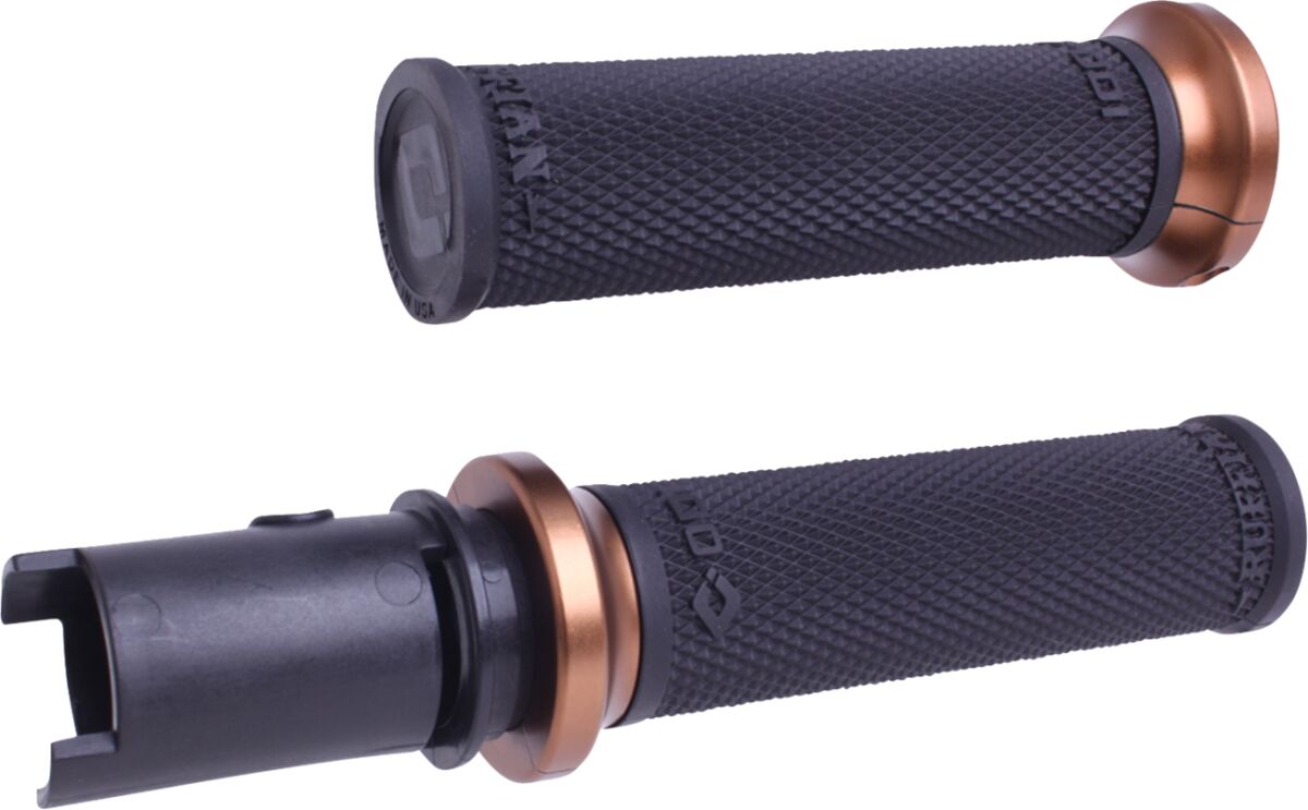 ODI Ruffian Lock-On Street Grips - CVO - Black/Bronze V30HTCB-Z