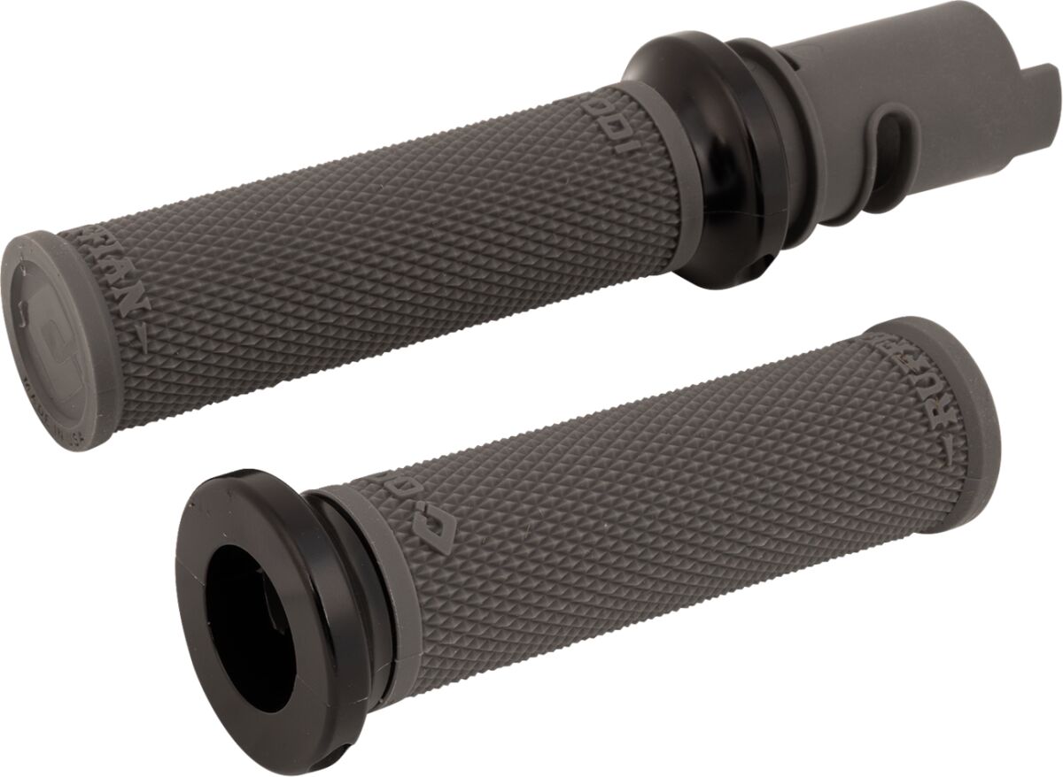 ODI Ruffian Lock-On Street Grips - CVO - Graphite/Black V30HTCH-B
