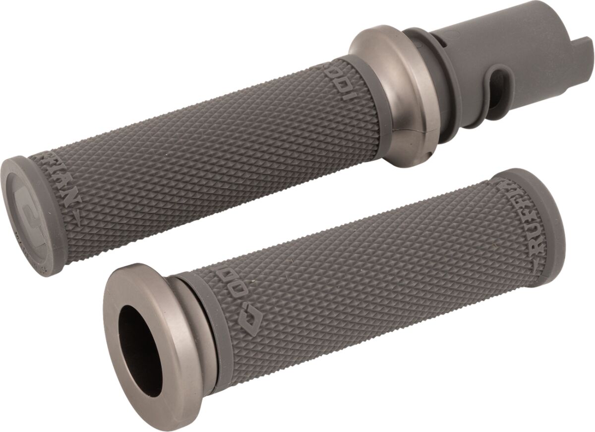 ODI Ruffian Lock-On Street Grips - CVO - Graphite/Gunmetal V30HTCH-H