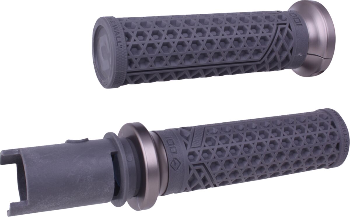 ODI Vans Harley Davidson Grips - CVO Cable - Graphite/Gunmetal V31VHTCH-H