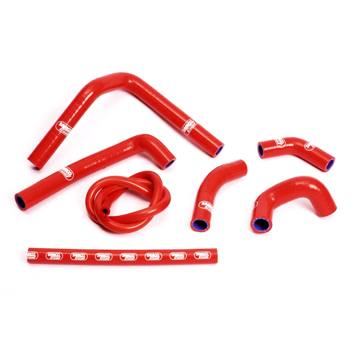 SAMCO SPORT RADIATOR HOSE KIT SILICONE RED HON-17-RD
