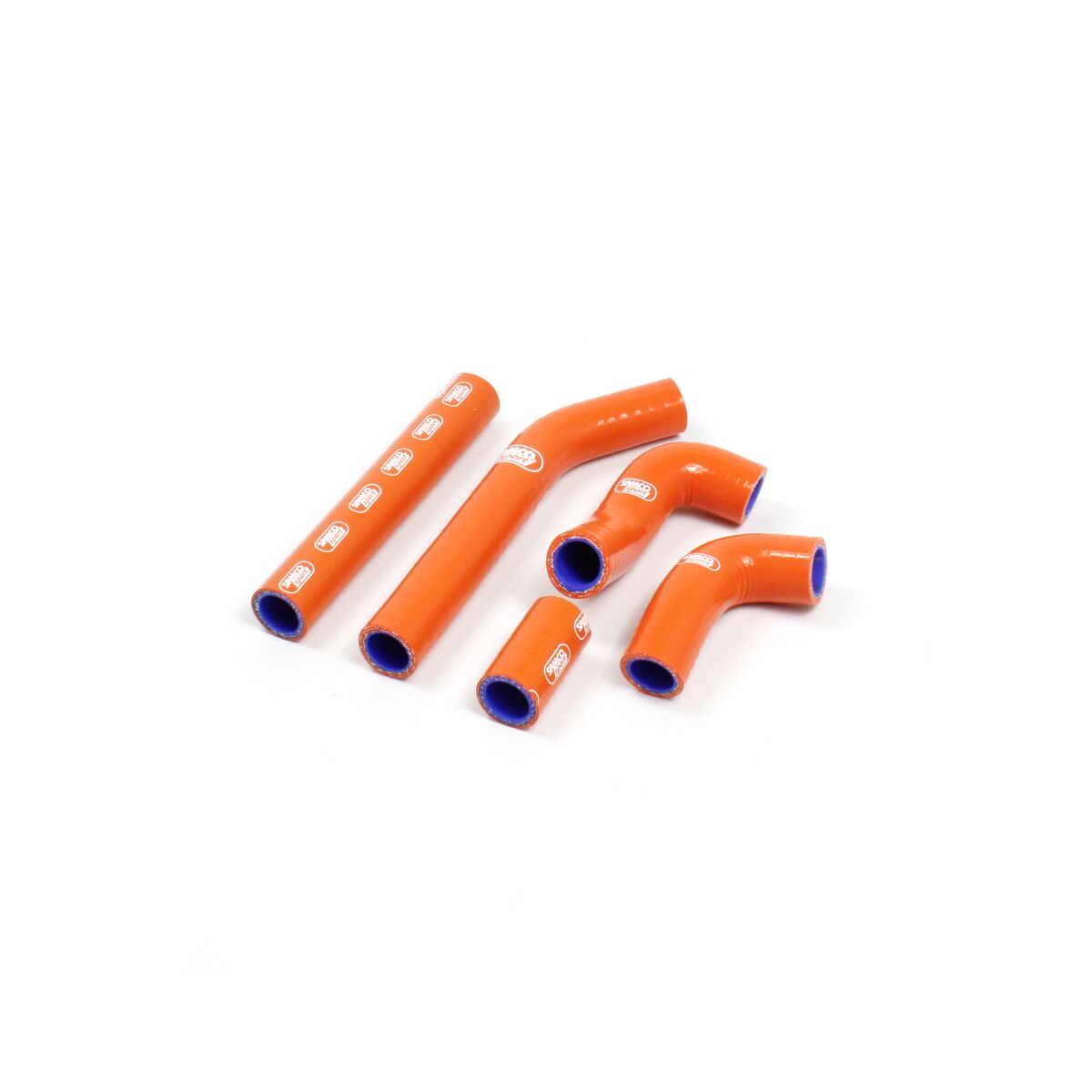 SAMCO SPORT RADIATOR HOSE KIT SILICONE ORANGE KTM-70-OR
