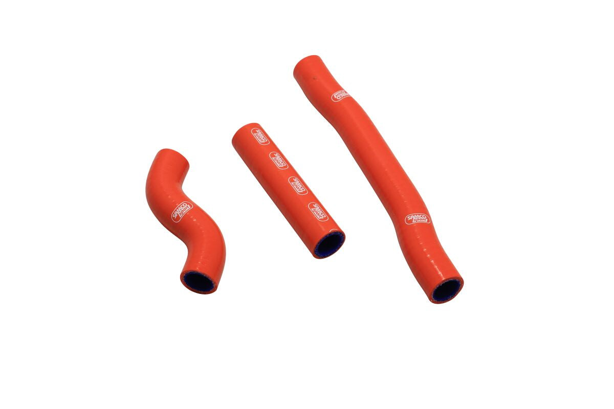 SAMCO SPORT RADIATOR HOSE KIT SILICONE ORANGE KTM-88-OR