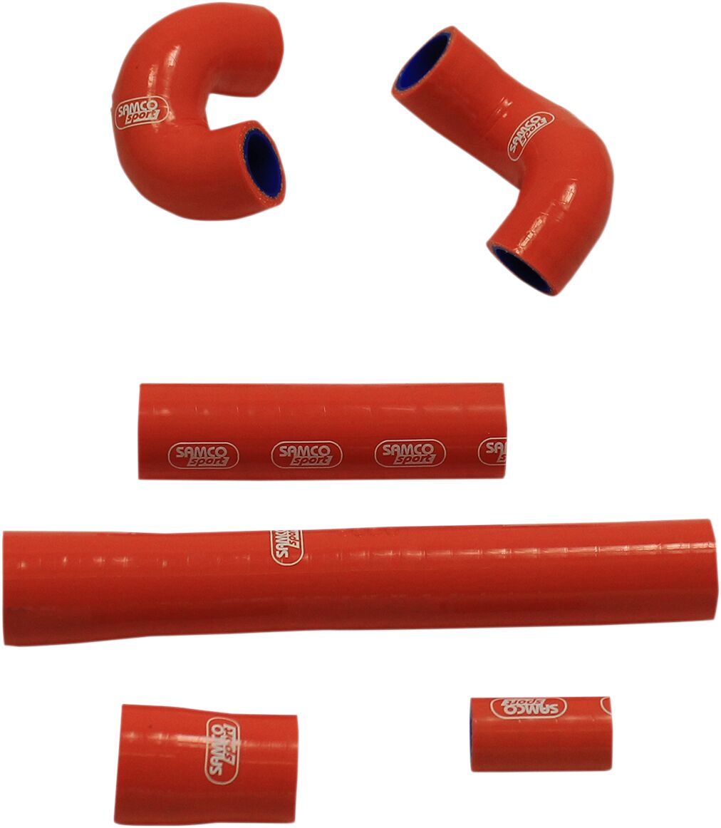 SAMCO SPORT RADIATOR HOSE KIT SILICONE ORANGE KTM-98-OR