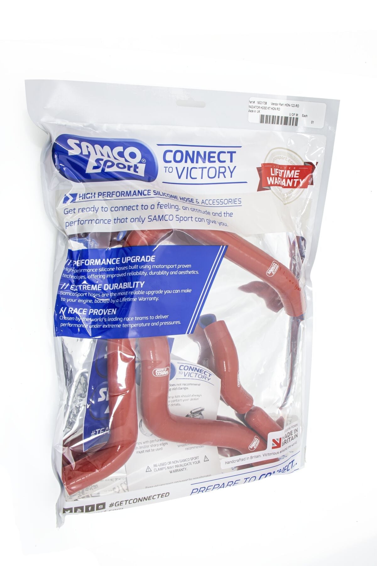 SAMCO SPORT RADIATOR HOSE KT HON RD HON-122-RD
