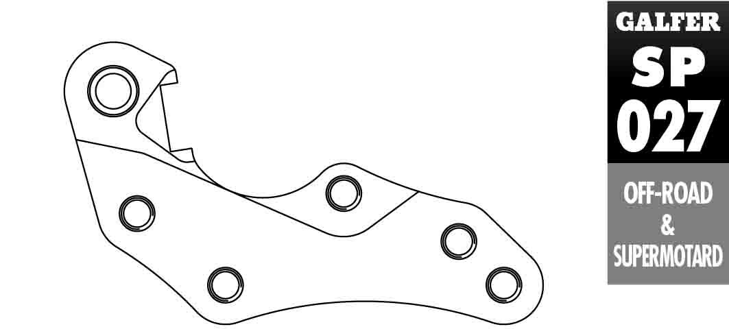 GALFER BRAKE CALIPER RELOCATION ADAPTOR SP027