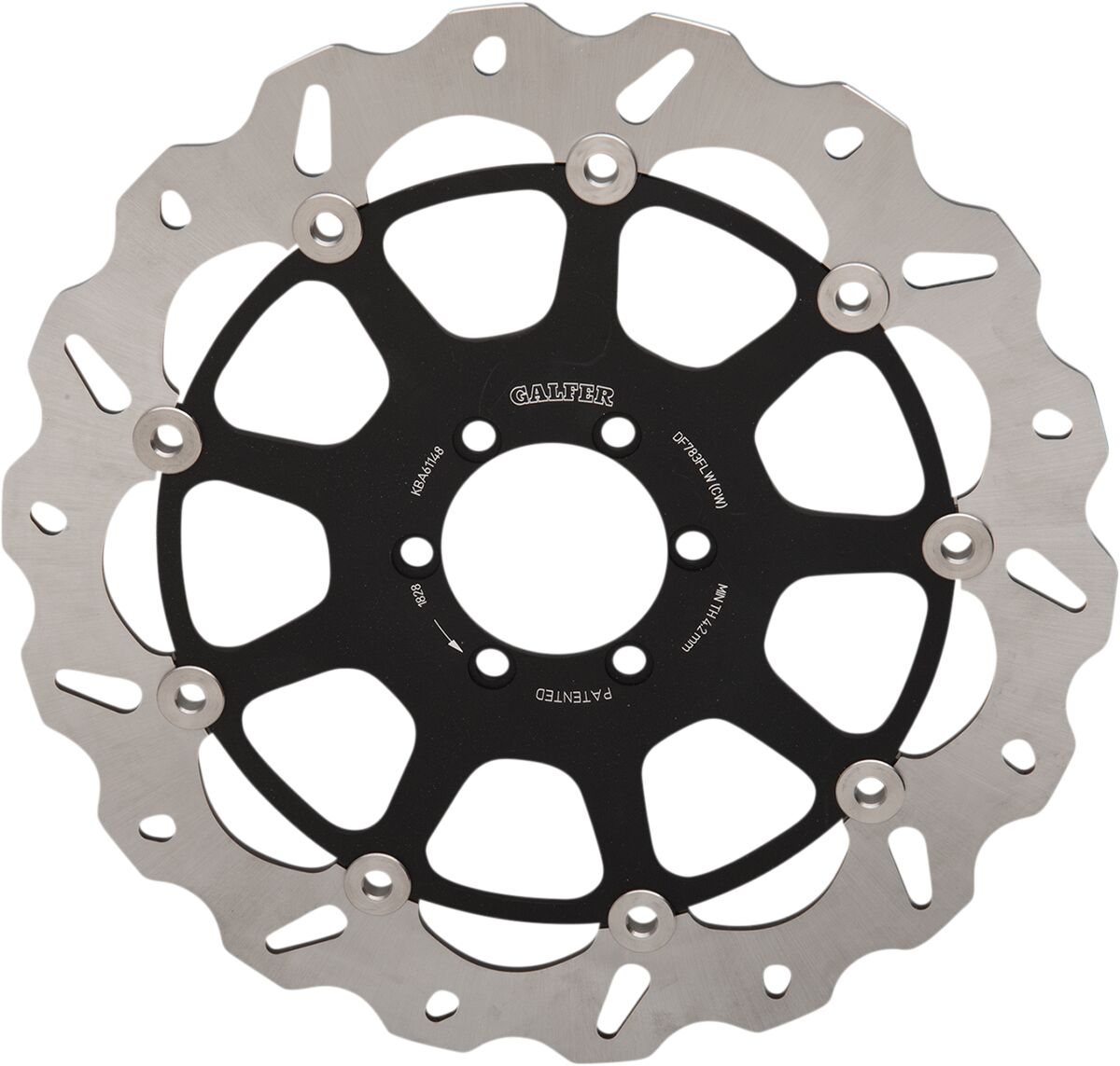 GALFER BRAKE DISC FLOAT WAVE LEFT DF783CWI