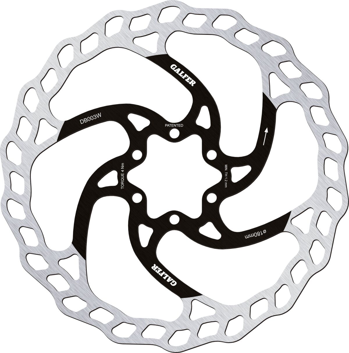GALFER DISC WAVE 180X1.8MM DB003W