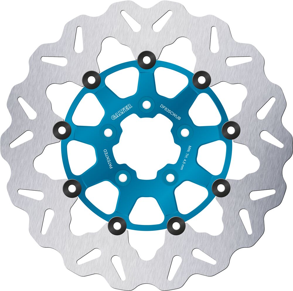 GALFER BRAKE ROTOR FLOATING WAVE BLUE DF835CWUB