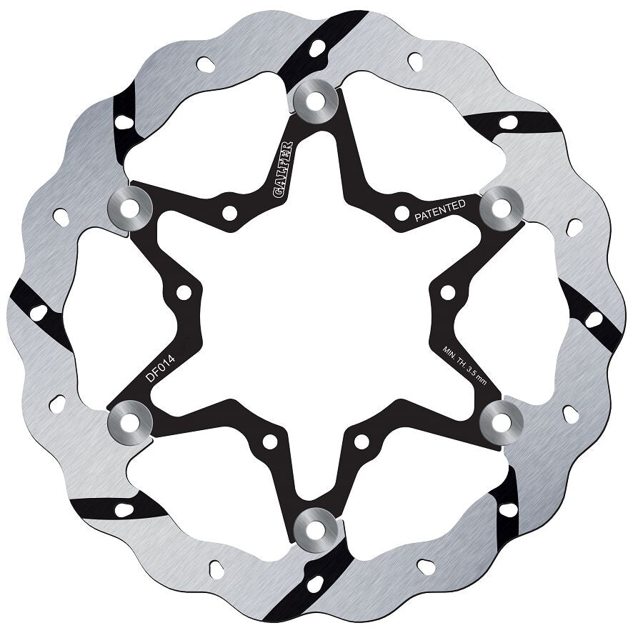 GALFER BRAKE ROTOR FLOATING WAVE GROOVED DF014FRS