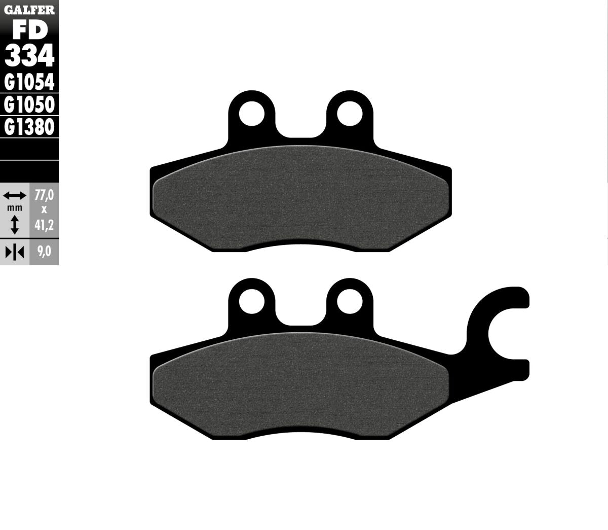 GALFER BRAKE PAD SEMI METAL FD334G1054