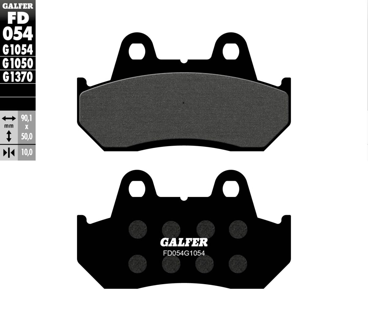 GALFER BRAKE PAD SEMI METAL FD054G1054