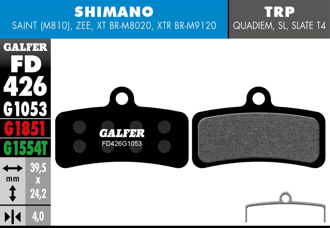 GALFER BRAKE PAD PERFORMANCE FD426G1053