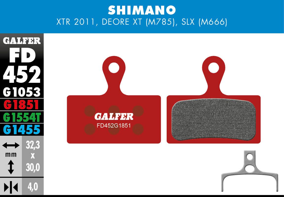 GALFER BRAKE PAD ADVANCED FD452G1851