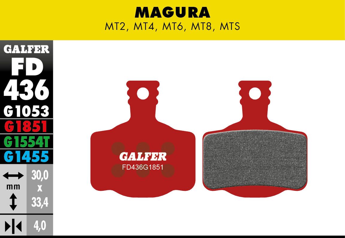GALFER BRAKE PAD ADVANCED FD436G1851
