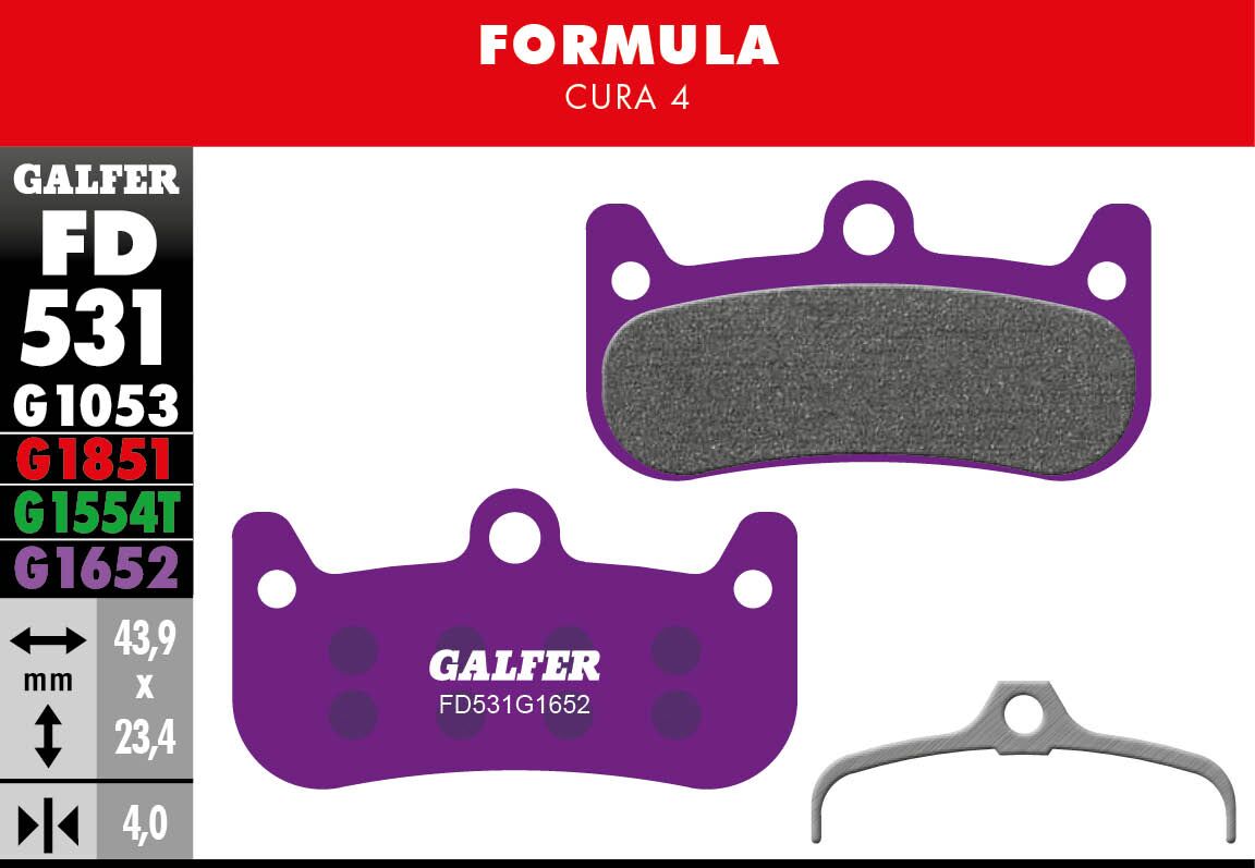 GALFER BRAKE PAD E-BIKE FD531G1652