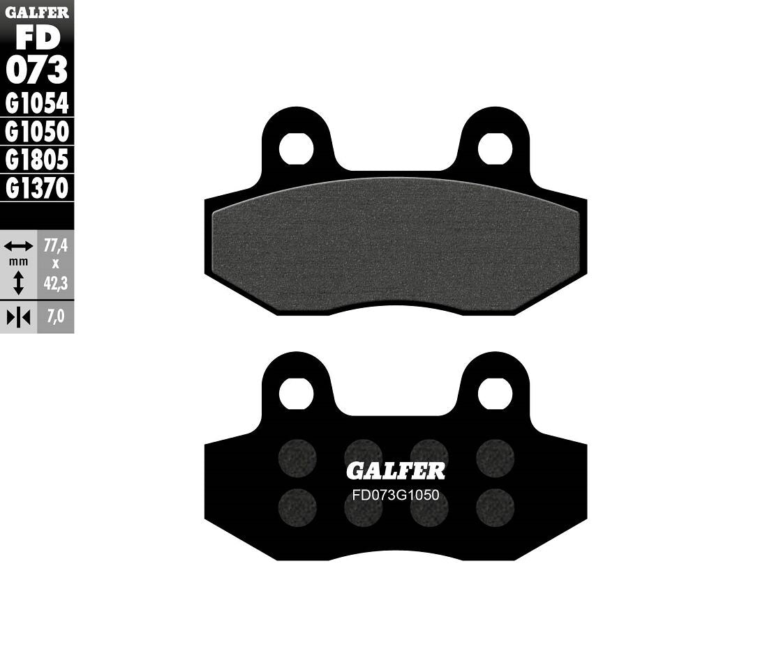 GALFER BRAKE PAD SEMI METALLIC SCOOTER FD073G1050