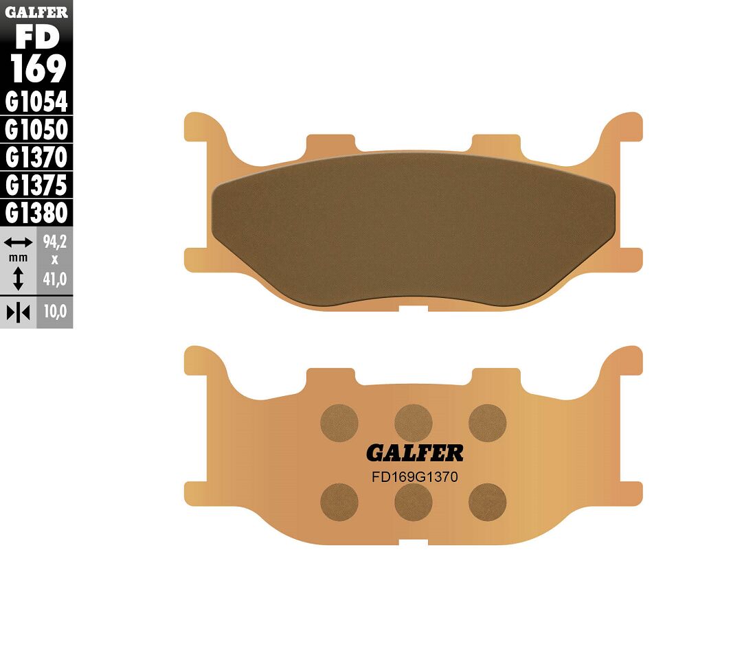 GALFER BRAKE PAD SINTERED FD169G1370
