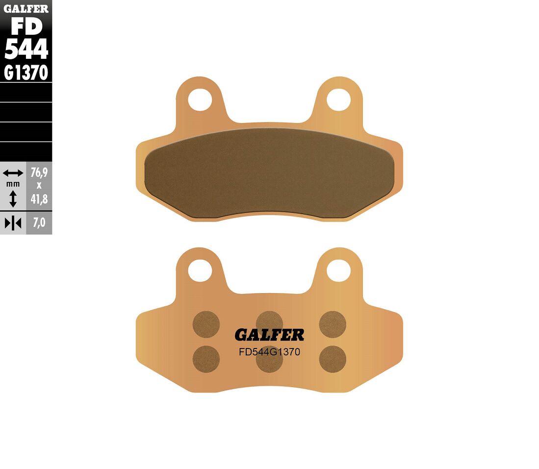 GALFER BRAKE PAD SINTERED STREET RR FD544G1370