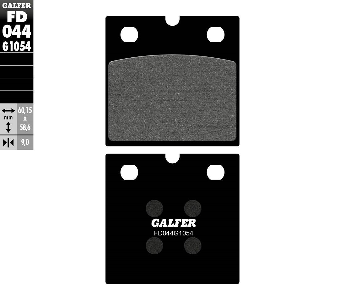 GALFER BRAKE PAD SEMI METAL FD044G1054