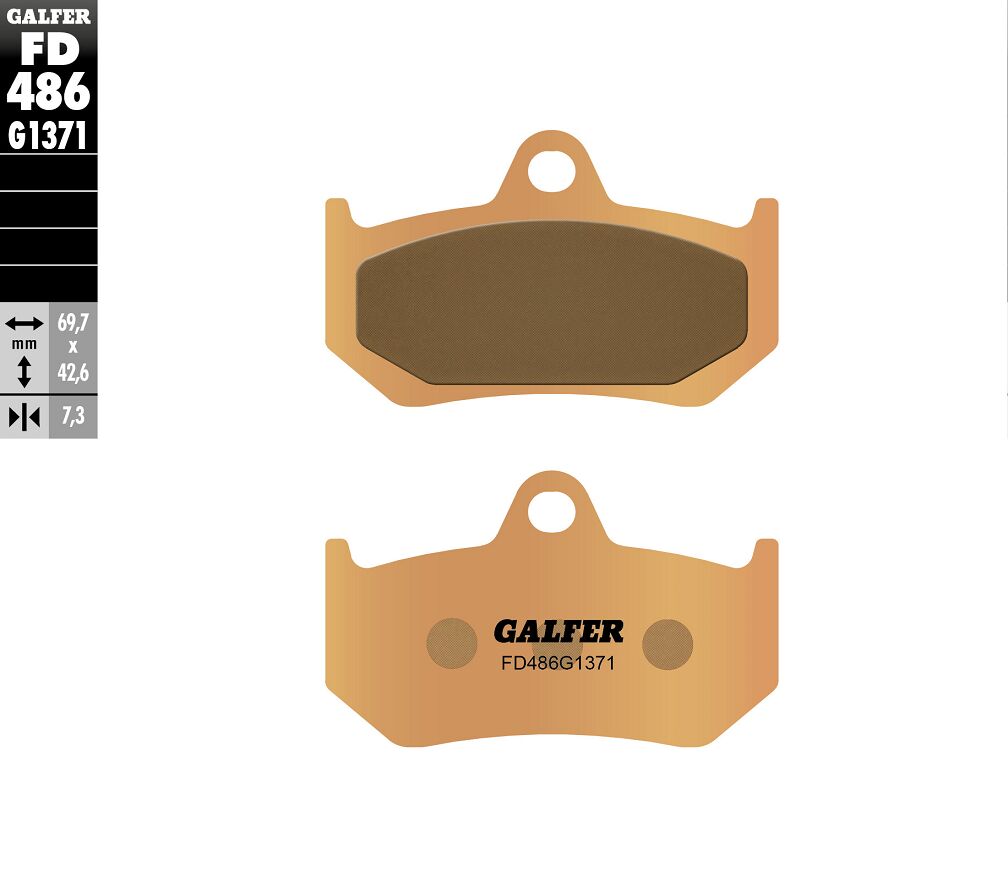 GALFER BRAKE PAD SINTERED FD486G1371